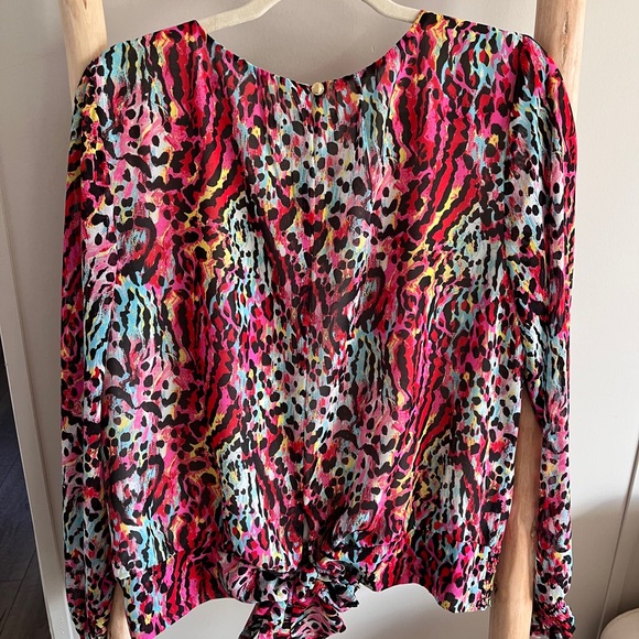 Marc Jacobs Colorful Animal Print Blouse - Picture 3 of 6